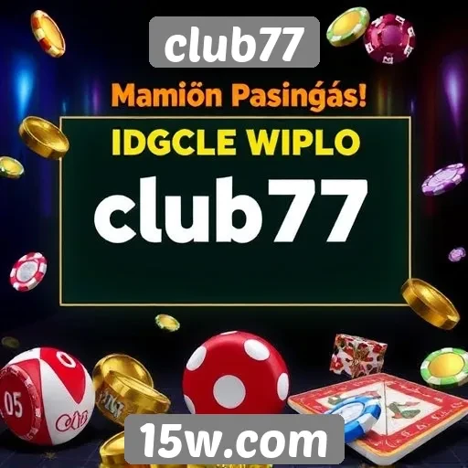 Promoções e bônus disponíveis no Club77